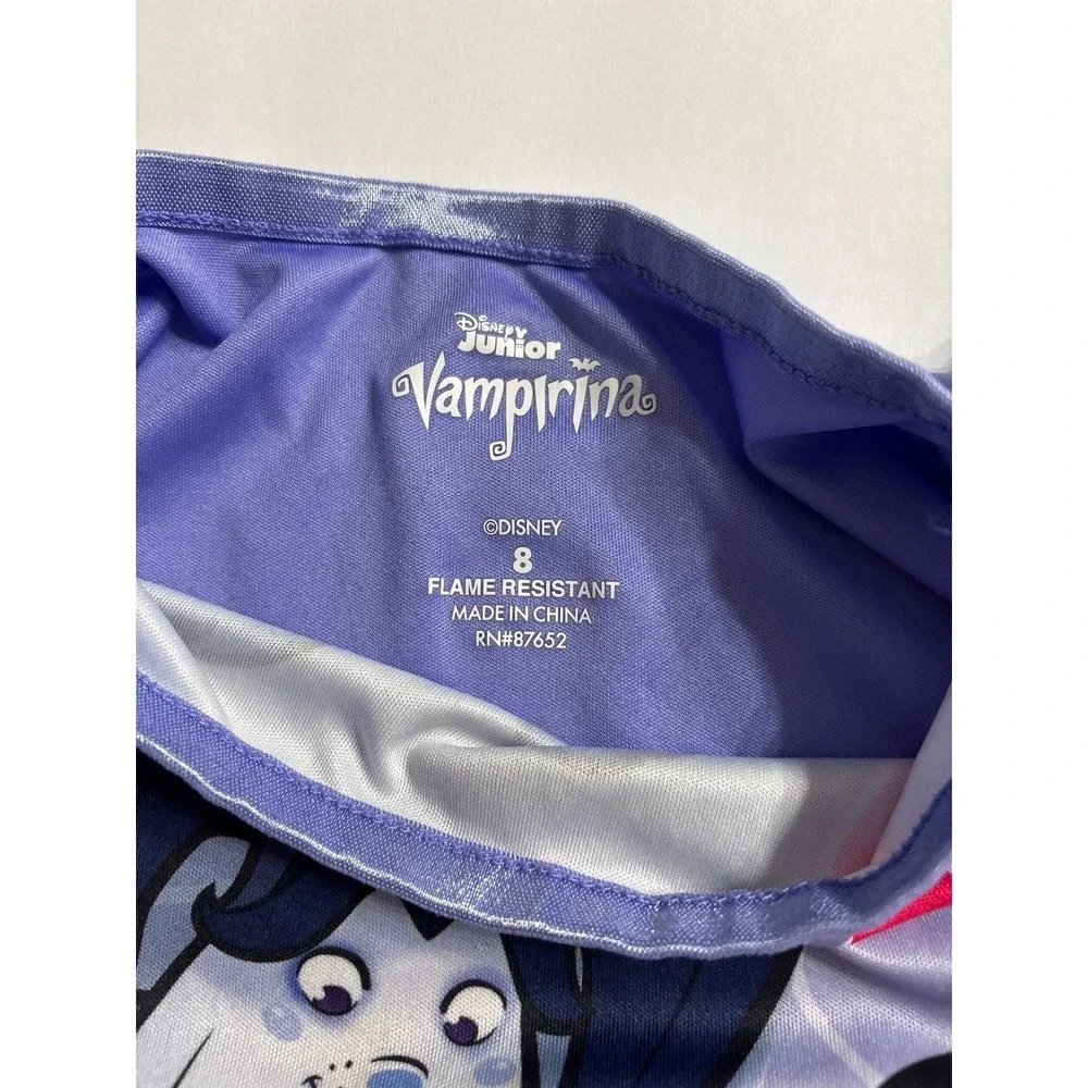 Disney Vamparina Purple Nightgown (size 8) - Picture 4 of 6